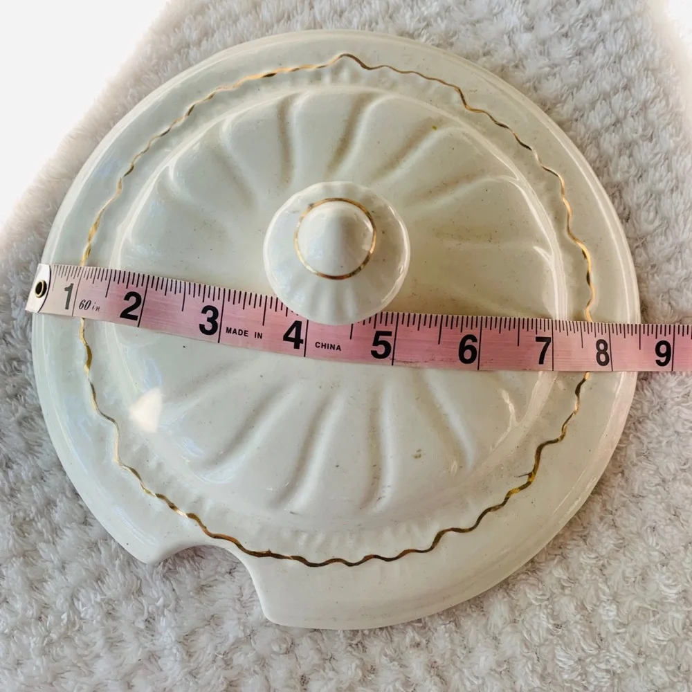Vintage 1940s soup tureen serving dish with lid - Picture 12 of 12